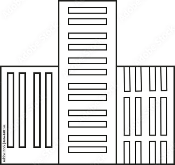 Fototapeta Building Icon