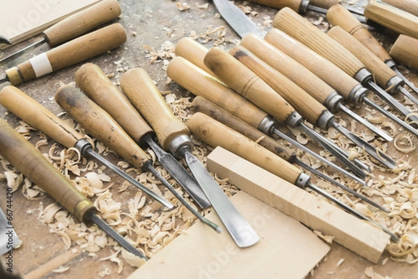 Obraz NARZĘDZIA DO RZEŹBY