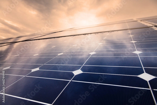 Obraz Power plant using renewable solar energy