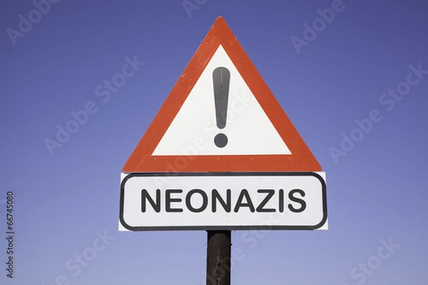 Obraz Achtung Neonazis