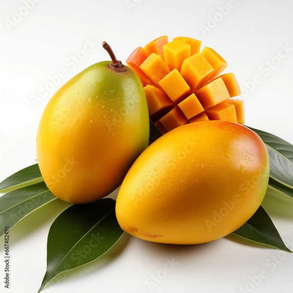 Obraz mango with leaves