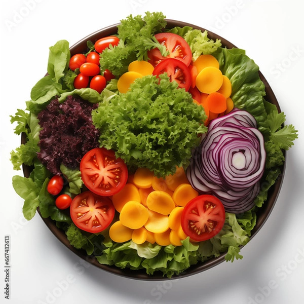Obraz fresh vegetable salad