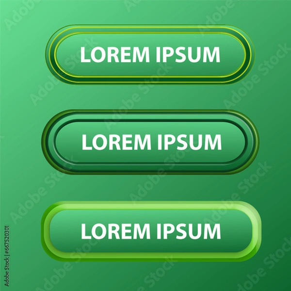 Fototapeta Text tittle lower third column 3D vector