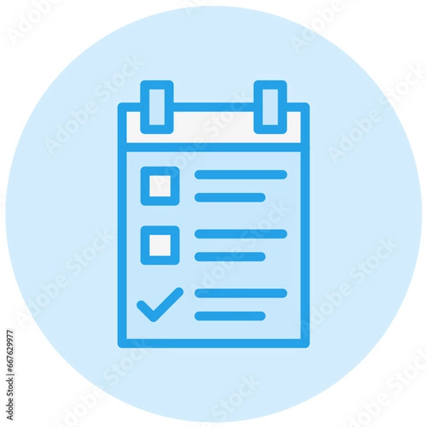 Obraz Checklist Vector Icon Design Illustration