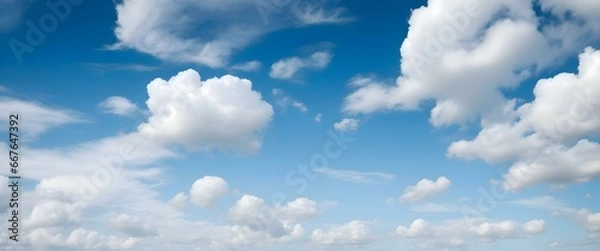 Obraz Blue Sky with clouds