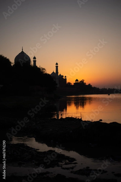 Fototapeta インド旅行　タージマハル