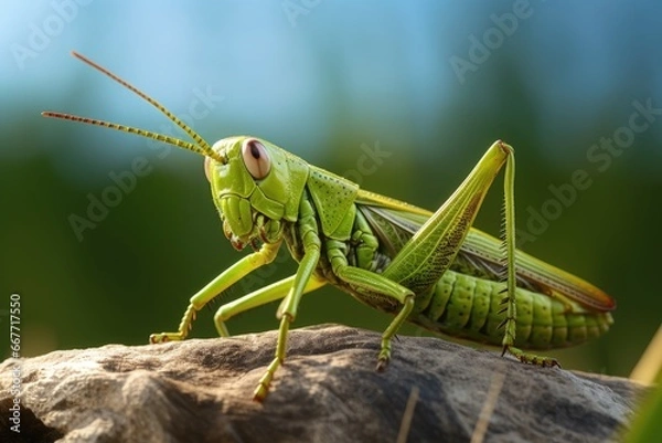Fototapeta Grasshopper high resolution HD