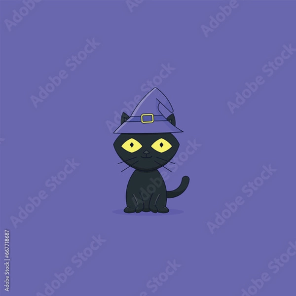 Obraz cat halloween character