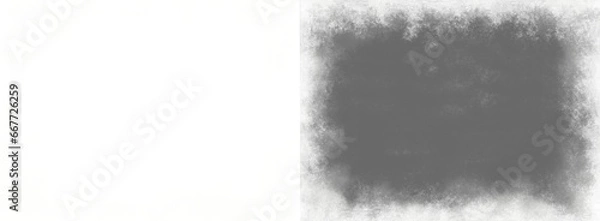 Obraz Frostwork,  snow frost , frozen ice crystals frame on transparent background, frame border