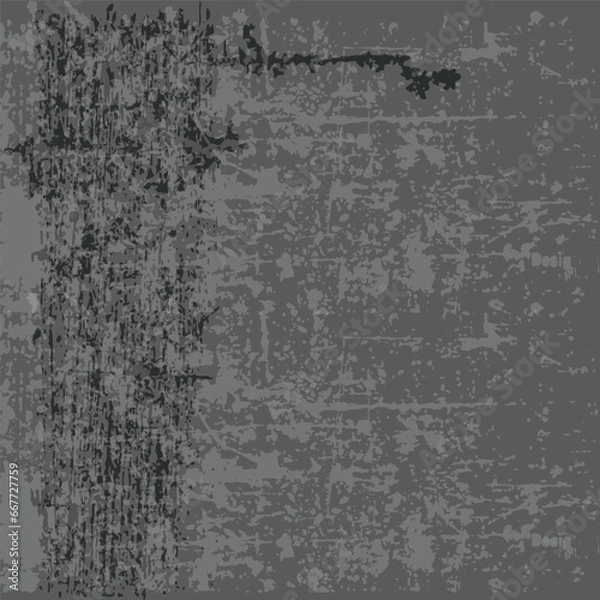 Obraz Seamless vector gray concrete texture. Stone wall background