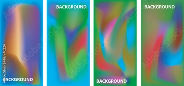 Obraz abstract background with rainbow