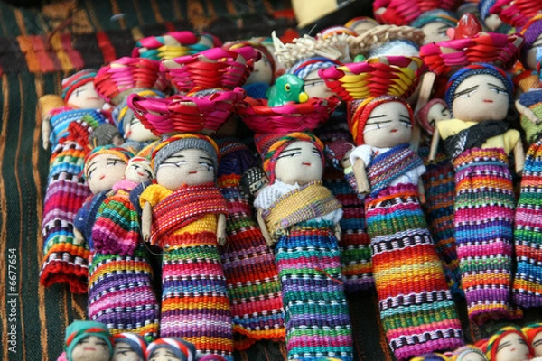 Fototapeta Lalki w Gwatemali