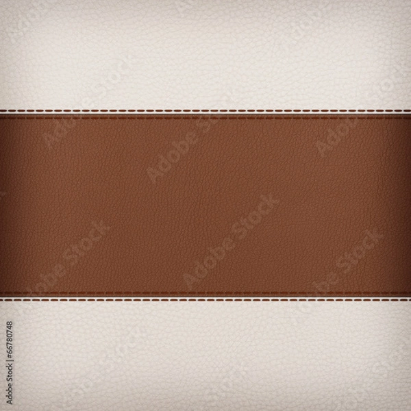 Obraz stitched leather background