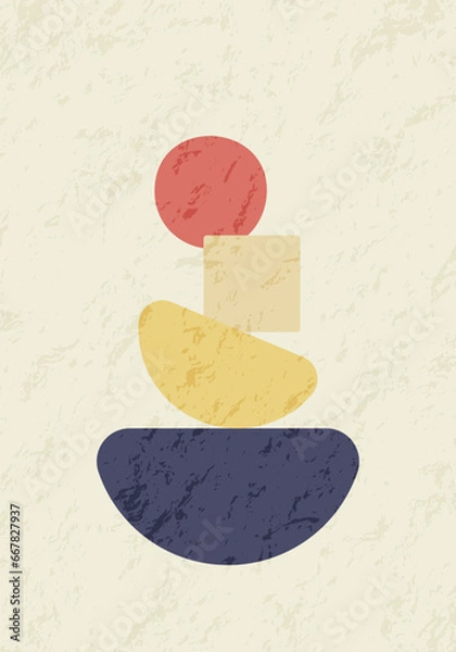 Obraz  abstract image of multi-colored geometric shapes