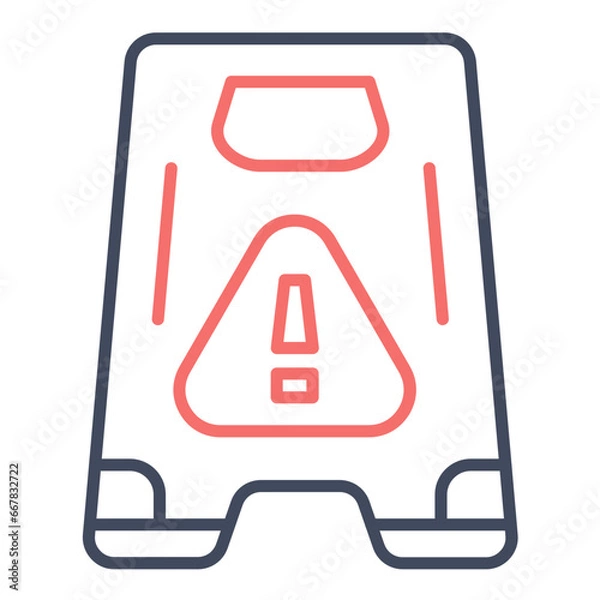 Obraz Wet Floor Icon