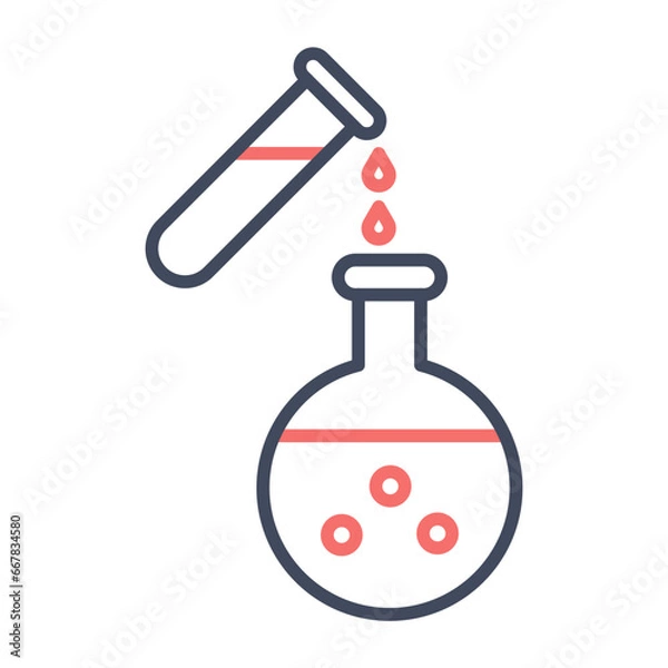 Fototapeta Chemical Experiment Icon