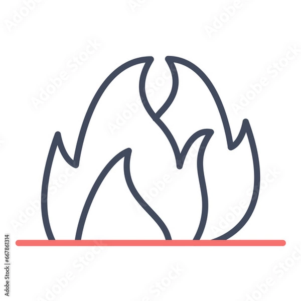 Fototapeta Fire Icon