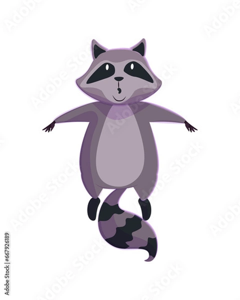 Obraz adorable racoon