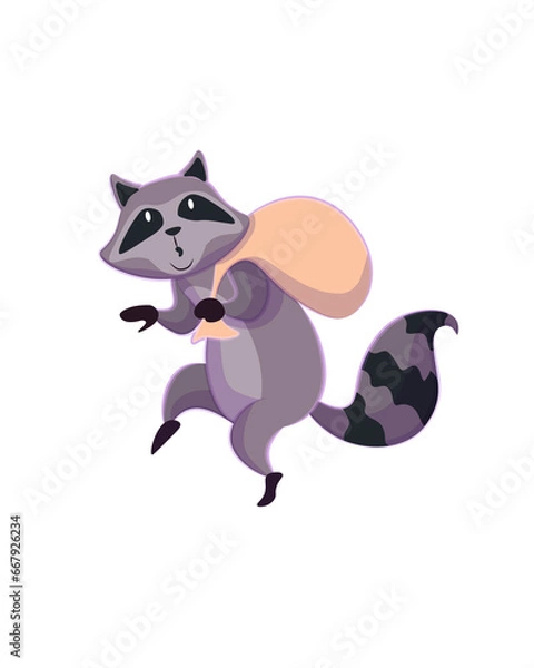 Obraz adorable racoon