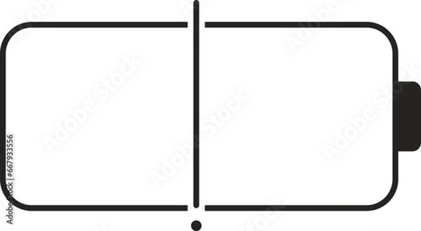 Fototapeta battery icons indicator power level