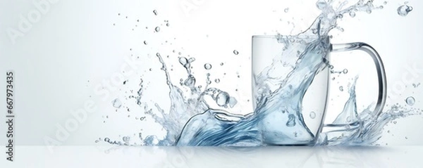 Obraz Descaling Water Filter abstract concept Generative AI