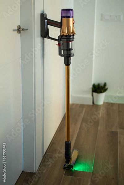 Fototapeta We have a large vacuum cleaner to help us with household chores so we can devote more time to our lifestyle, work or family.