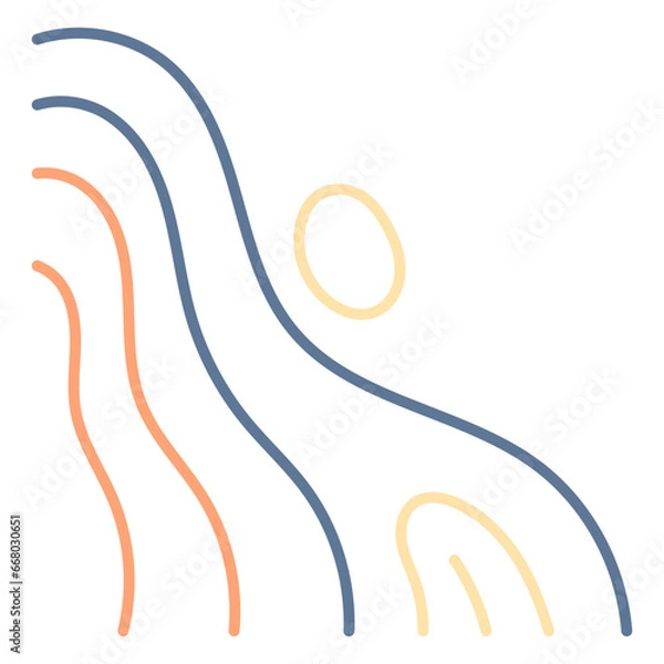 Obraz Colorful Line Shape