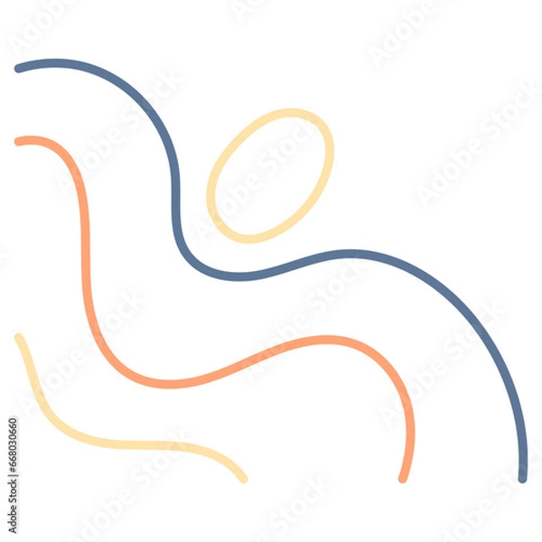 Obraz Colorful Line Shape
