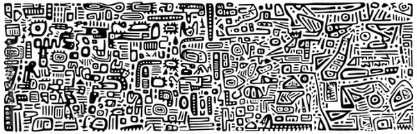 Obraz Abstract pattern. Tribal Background Designs. Ethnic background, african style.