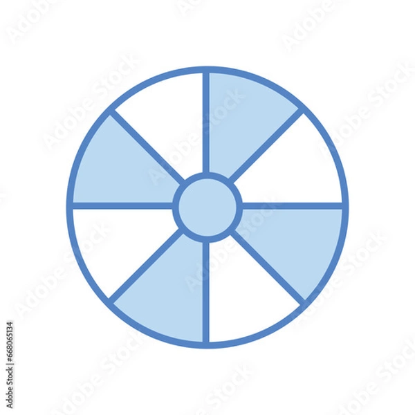 Fototapeta Palette icon isolate white background vector stock illustration