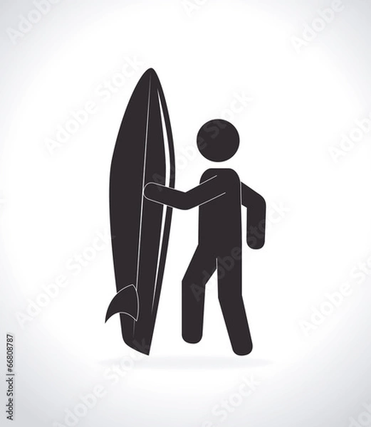 Fototapeta Surf design