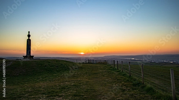 Obraz Sunset monument