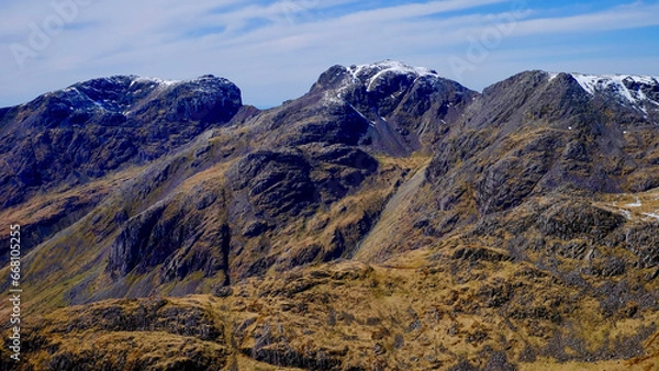 Fototapeta mountains in the snow