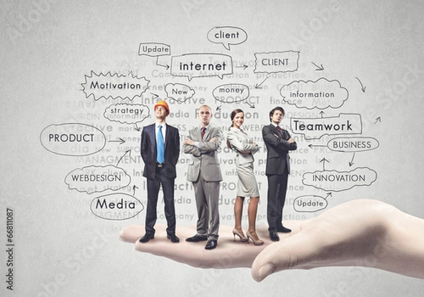 Fototapeta Team concept