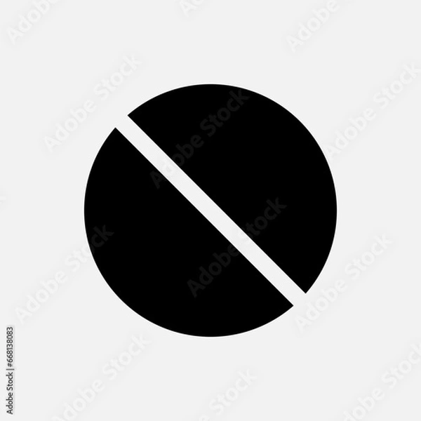 Fototapeta Pills Icon. Cure, Tablet Symbol – Vector. 