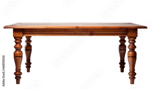 Obraz Dining Table. Transparent Background. PNG