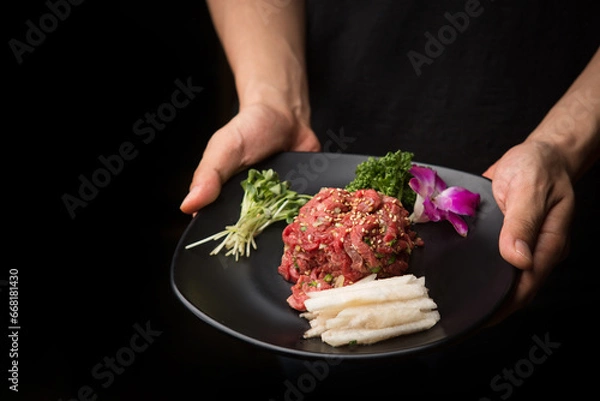 Obraz Beef Tartare, 육회