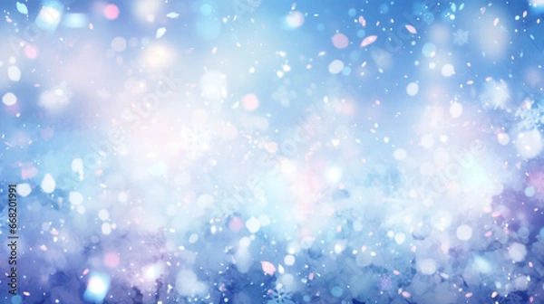 Fototapeta キラキラ星とパーティクル壁紙素材