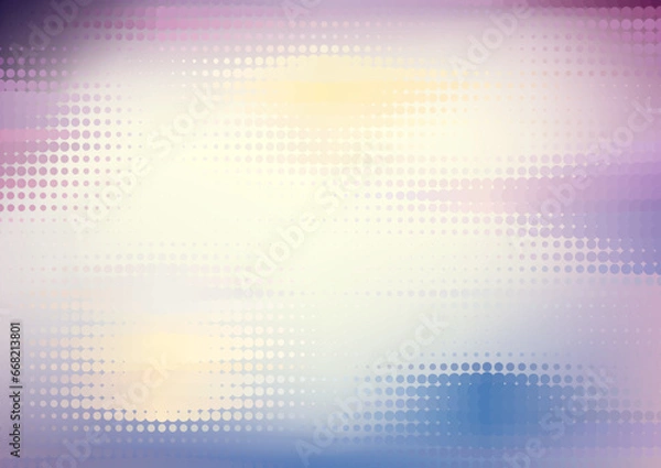 Obraz 柔らかいグラデーションドットのベクター素材