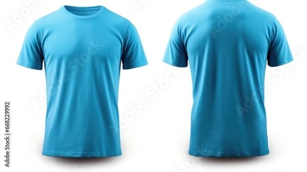 Obraz T-shirt template have frond and back side isolated with clean background