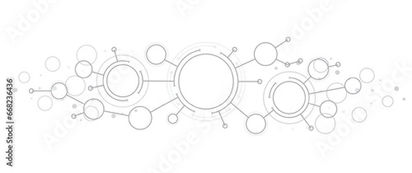 Fototapeta gray background. Abstract technological background with various technological elements. Structure pattern technology backdrop. Vector illustration.	
