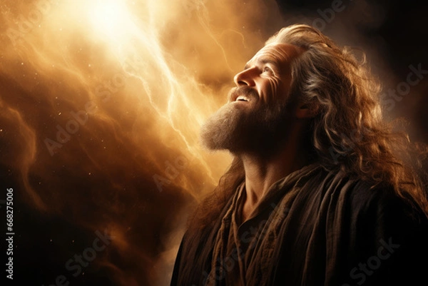 Obraz Divine Radiance: Moses' Shining Countenance