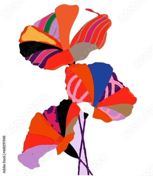 Obraz flower in the wind