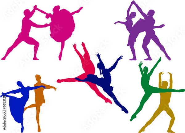 Fototapeta ballet couples