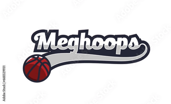 Fototapeta meghoops basketball