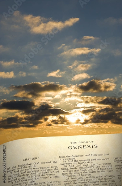 Obraz Genesis Book & Sky