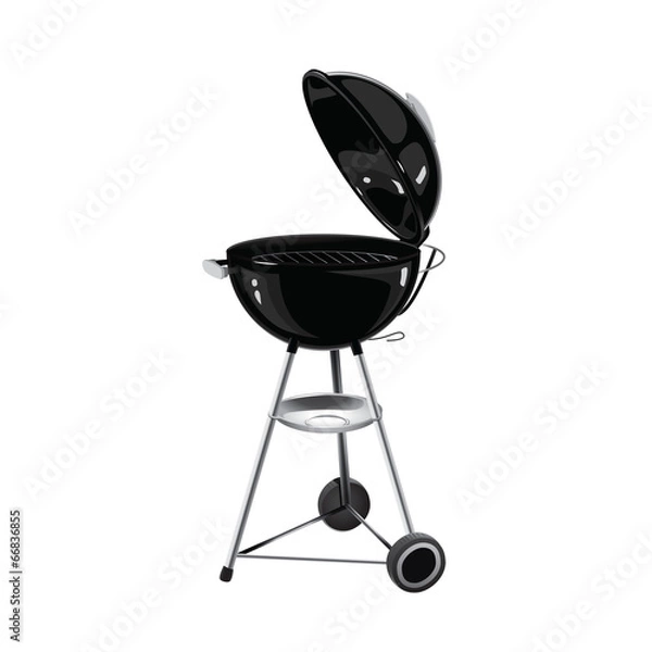 Obraz Realistic vector Barbecue