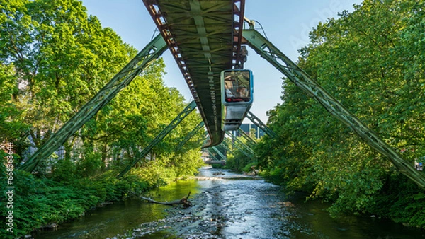 Obraz Wuppertaler Schwebebahn