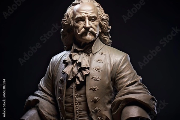Obraz Thomas Hobbes statue portrait