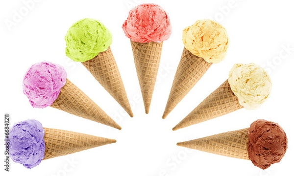 Obraz Ice Cream cones